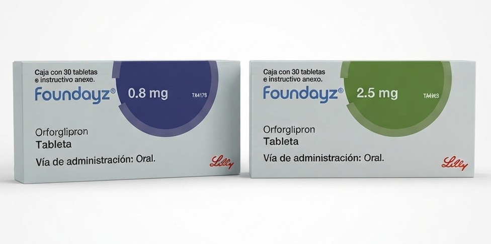 Foundayz orforglipron tabletas Eli Lilly México