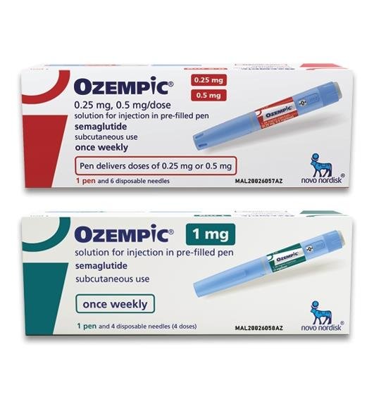 Ozempic Semaglutida 0.25mg 0.5mg 1mg pluma precargada Novo Nordisk México