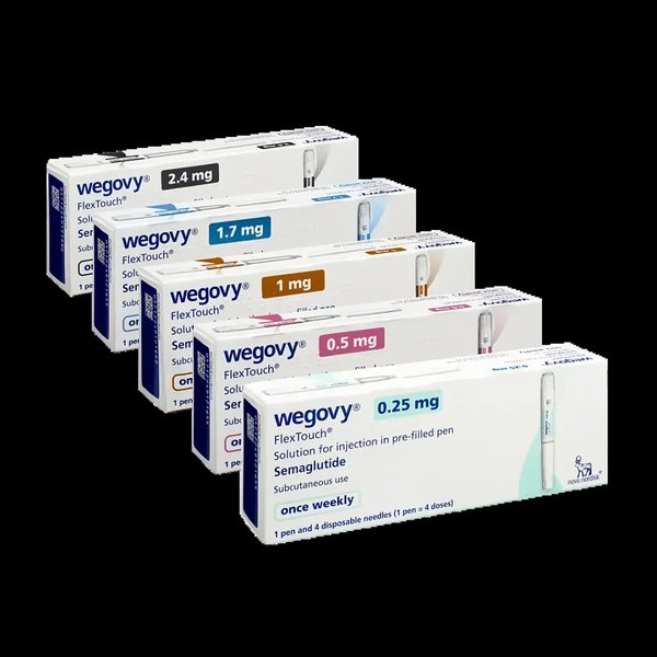 Wegovy FlexTouch Semaglutida todas las dosis 0.25mg 0.5mg 1mg 1.7mg 2.4mg